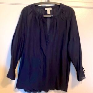 Neiman Marcus cotton blouse size XL
